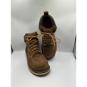 KEEN Utility Cincinnati 6 Mens Brown Waterproof Carbon Toe Work Boots 1015915